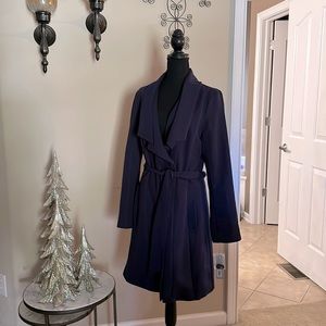 Brand New with tags Navy blue, soft trench, jacket, size medium